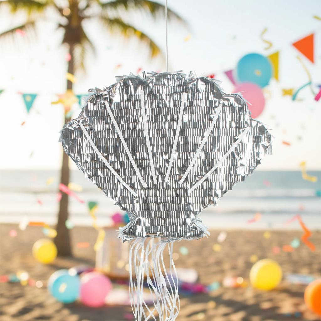 Piñata a forma di conchiglia 