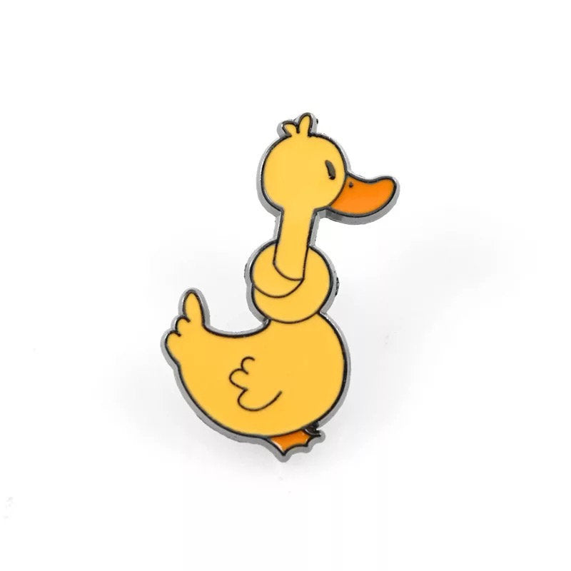 Pins Canard Cou Tordu