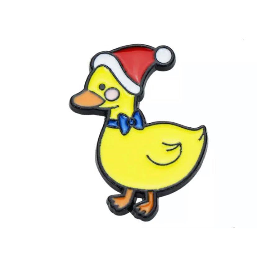 Christmas Hat Duck Pin