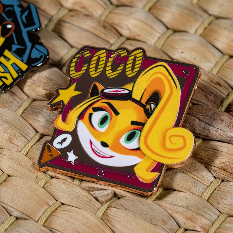 PINS CRASH BANDICOOT SET 1.1 - CRASH AND COCO