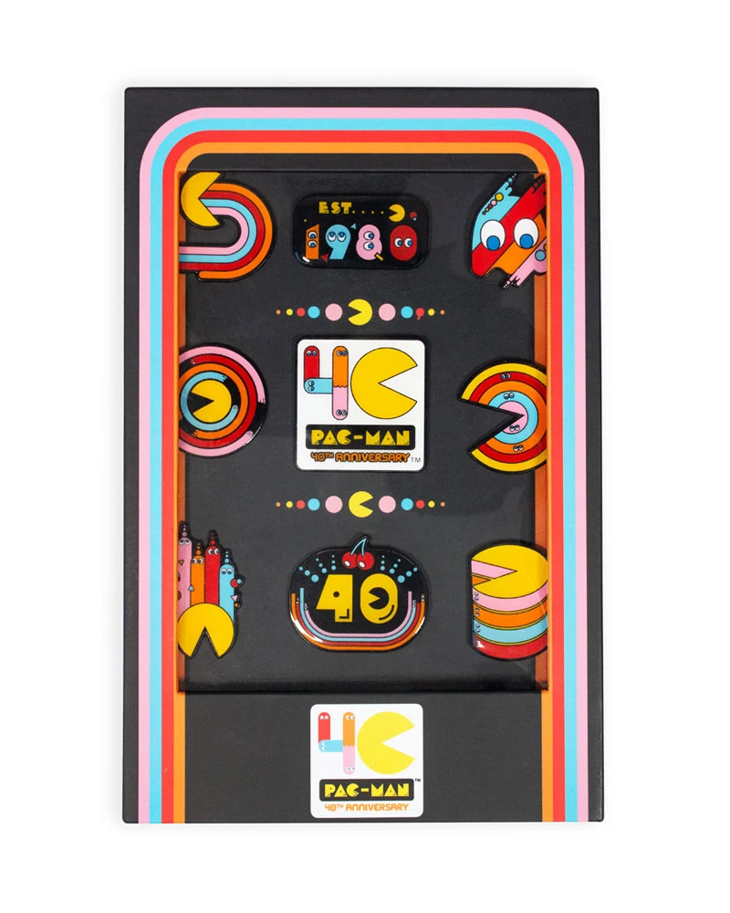 Pin-Set PAC-MAN - 40e Anniversaire
