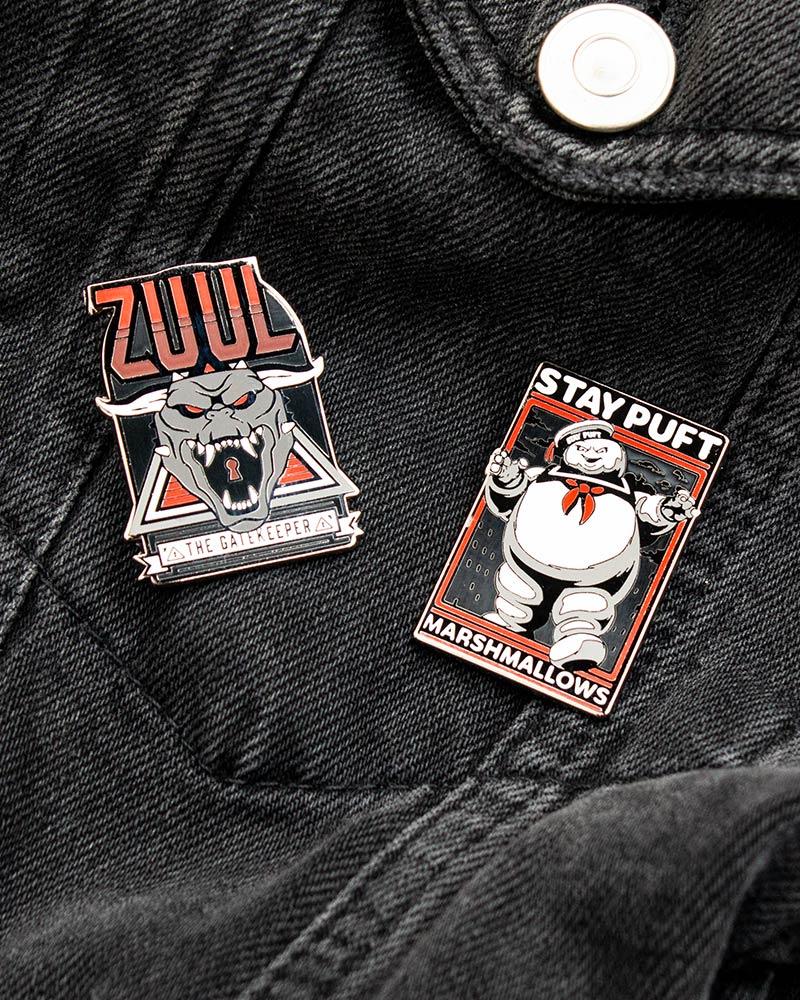 Pin's sos ghosts set 1.1 - Zuul & Bibendum Chamallow