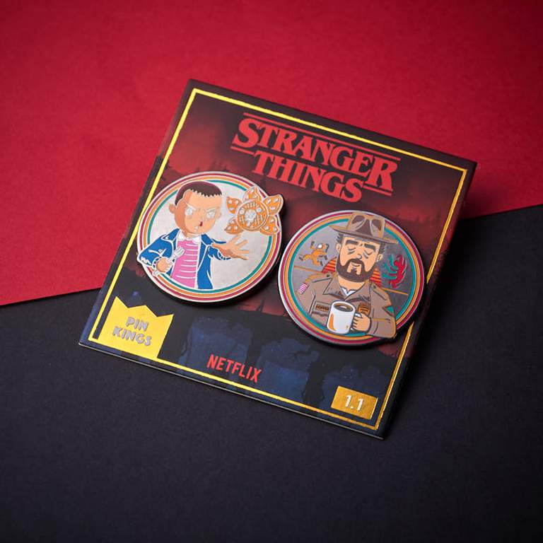 Pin's Stranger Things Set 1.1 - Undici e Jim
