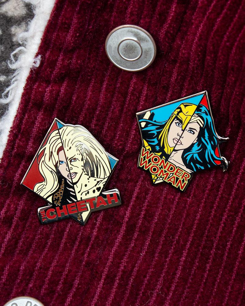 Pin's Wonder Woman '84 Set 1.1 - ww and cheetah
