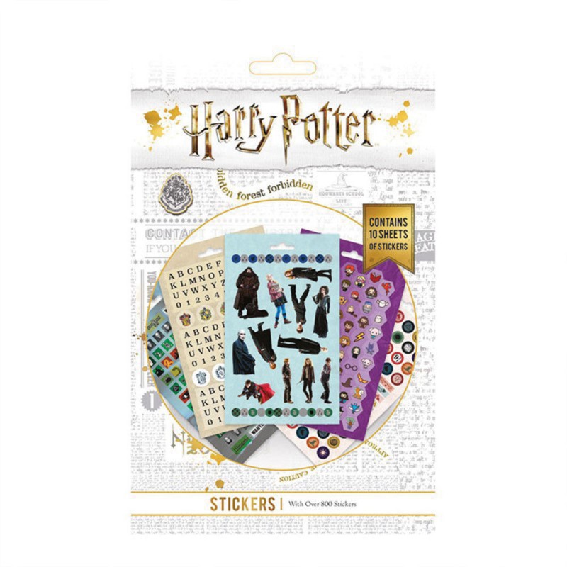 Harry Potter Sticker Sheet - Pack of 800 