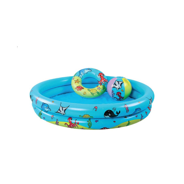 Play Pool Set - Multicolour - Mini Marine - Ø 120 cm