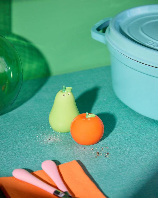 Salière et poivrière Orange Poire – vue 2