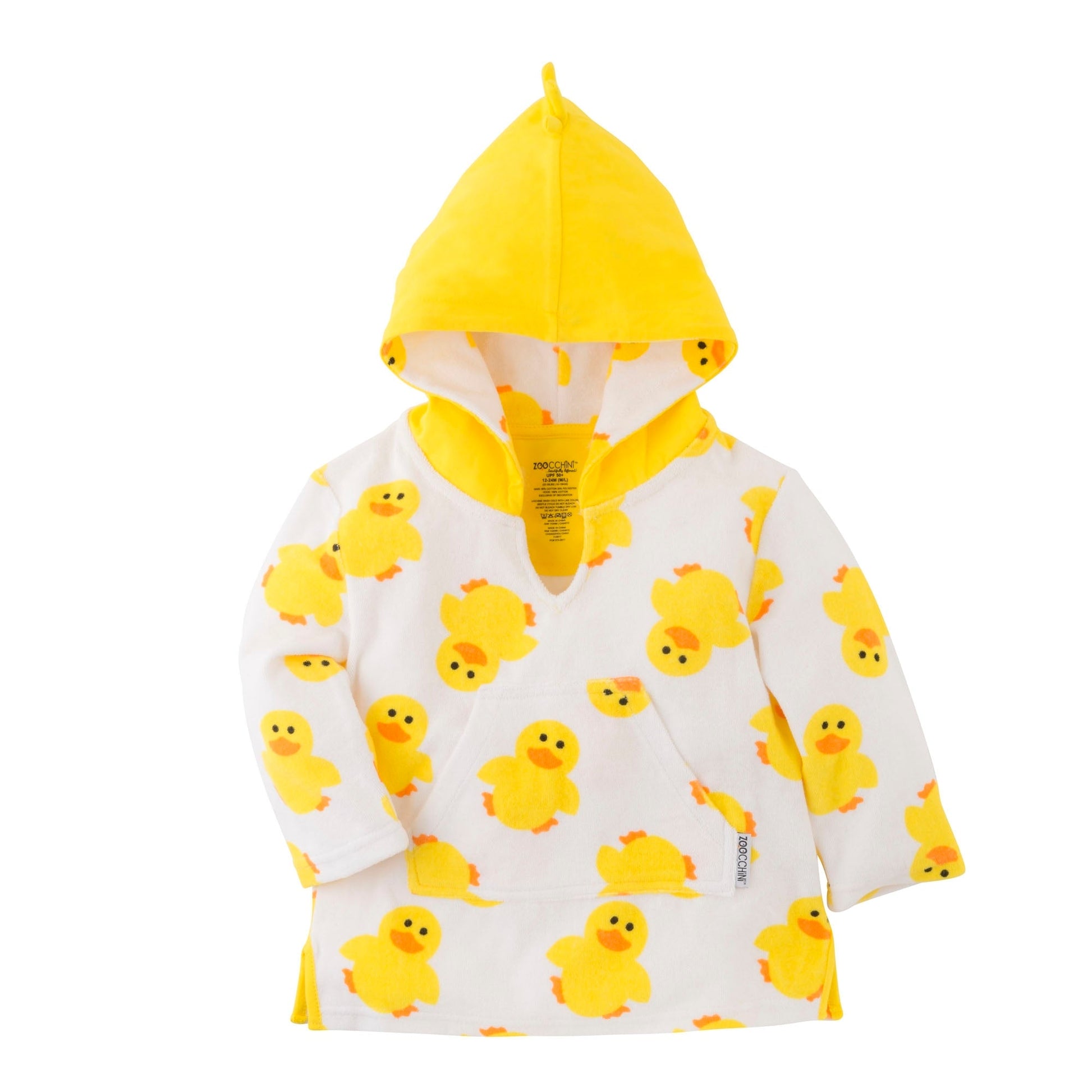 Poncho de bain Canard Jaune Zoocchini