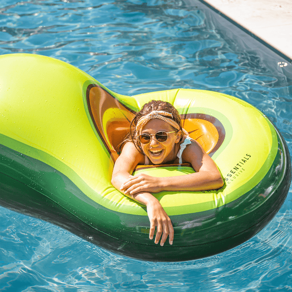 Pool Float - Green - Tropical Bliss Avocado - incl. Beachball