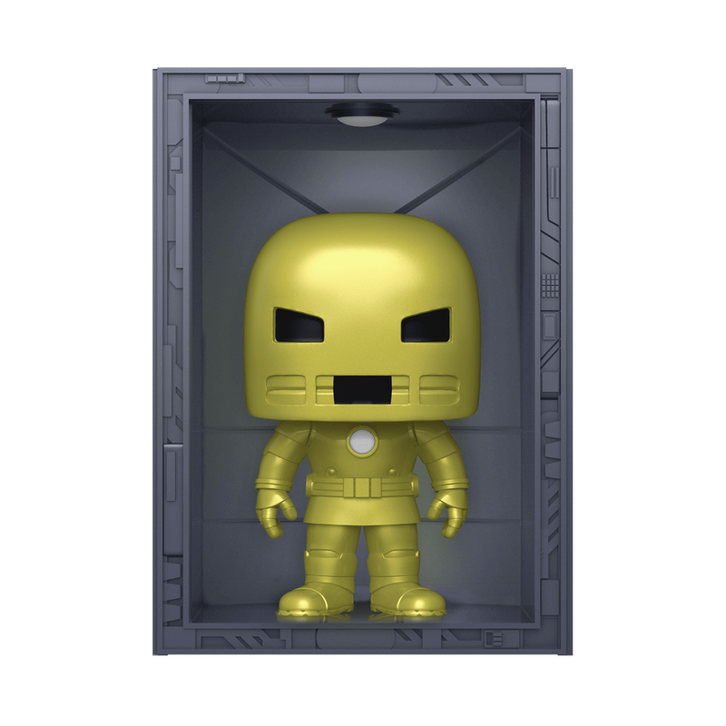 pop deluxe hall of armor iron man model 1 golden armor 1035