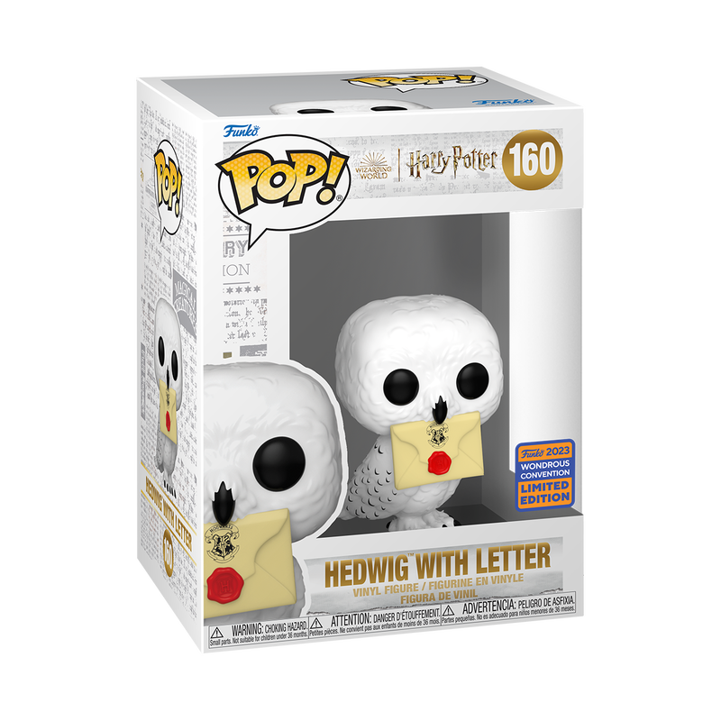 pop hedwig with letter funko