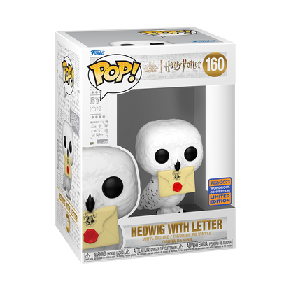 pop hedwig with letter funko