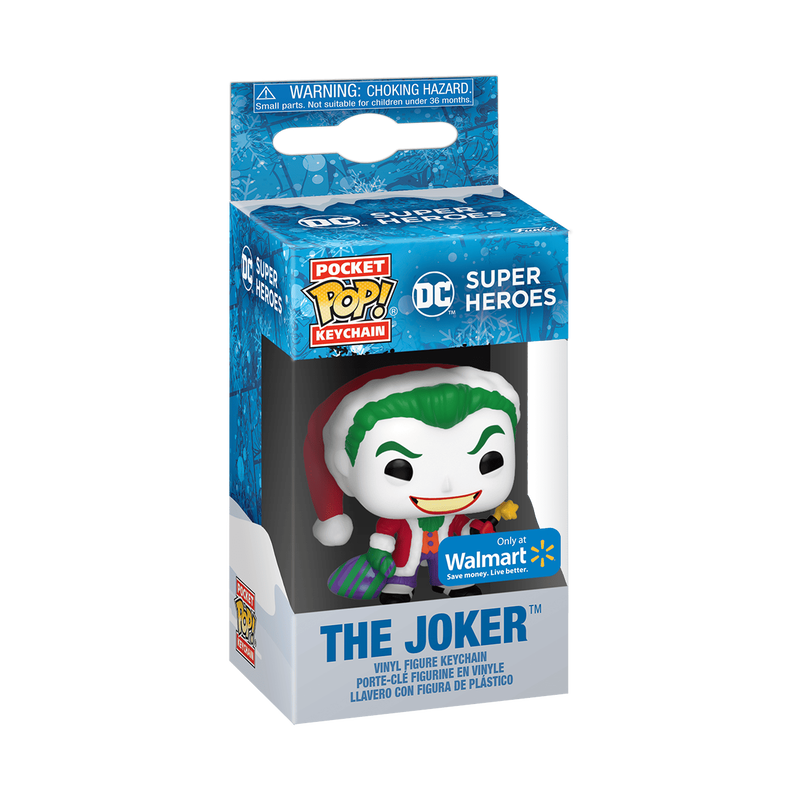 Pop! Keychain The Joker as Santa Claus