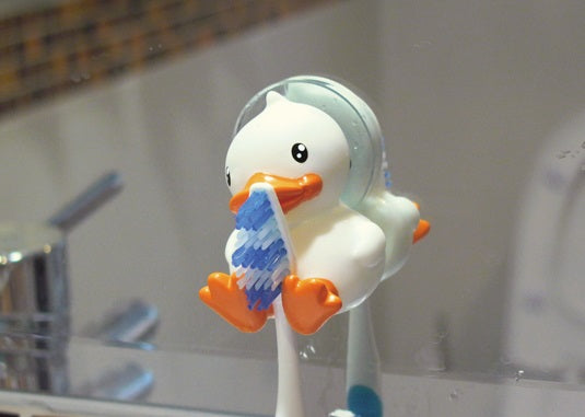 White duck toothbrush