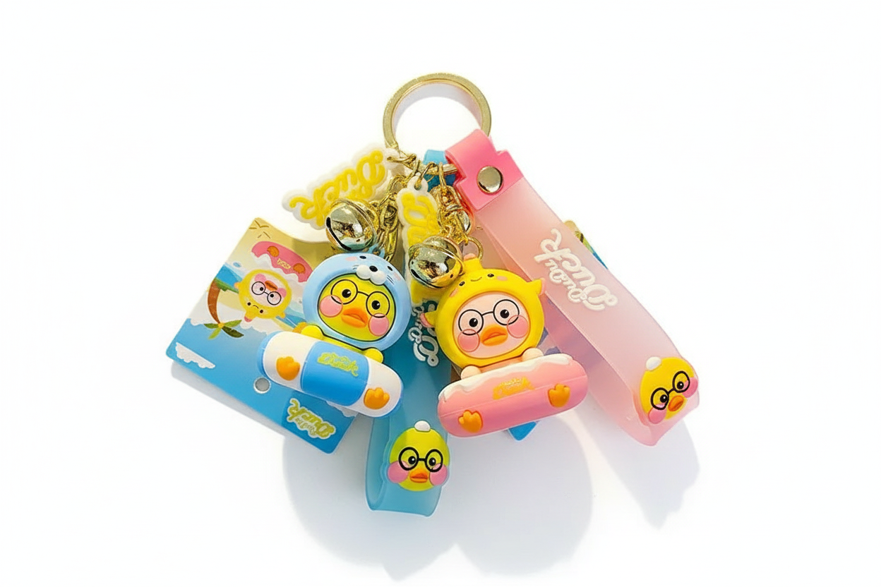 Porte Clés Canard Poisson