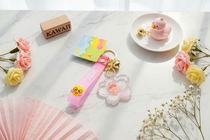 Porte Clés Canard Cochon Flacon