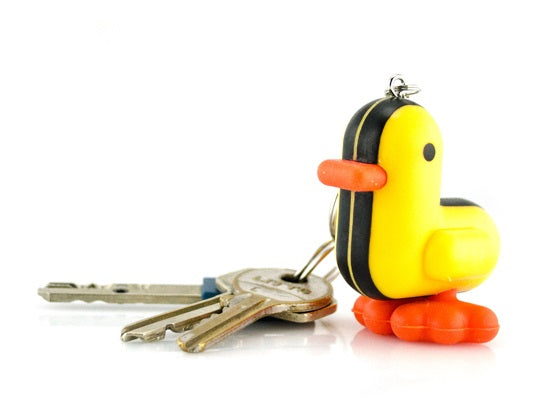 Portachiavi Racer Yellow Duck