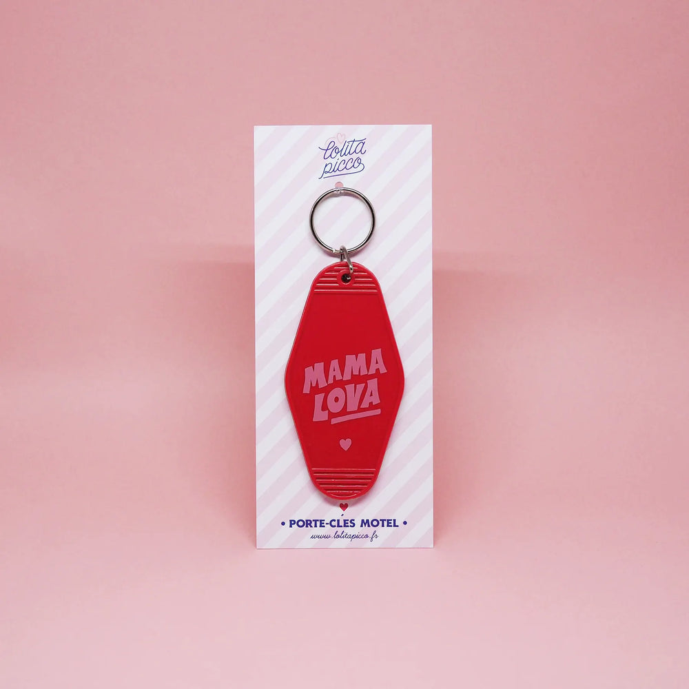 Motel-style keyring “Mama Lova”