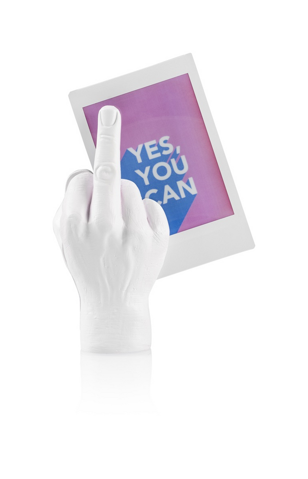 Porte Photo Magnétique Main F**k - Blanc Bitten – Objet déco original
