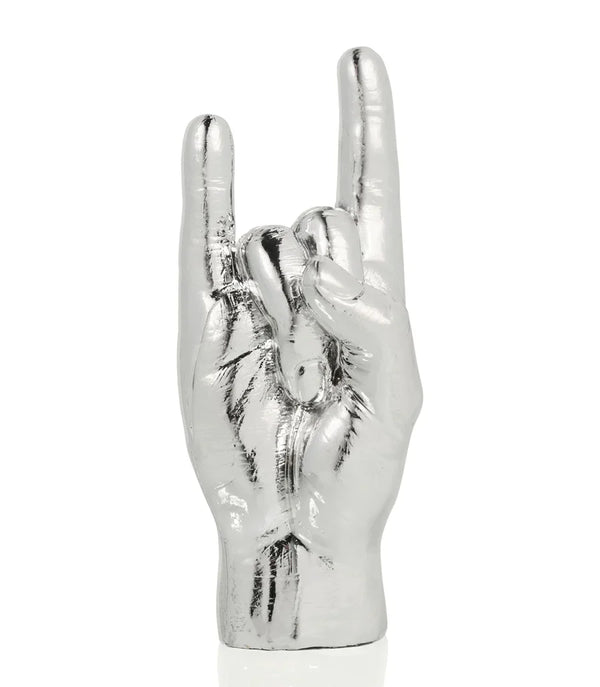 Porte Photo Magnétique Main You Rock - Argenté Bitten – Objet déco original
