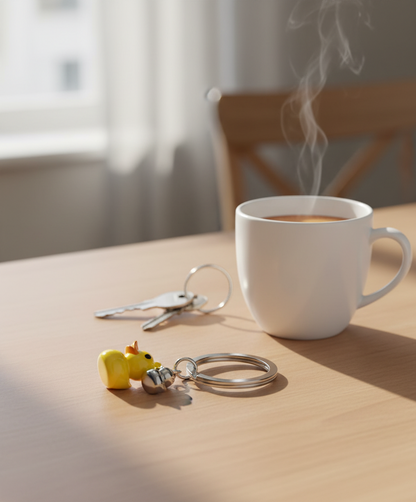 Yellow Duck Keychain