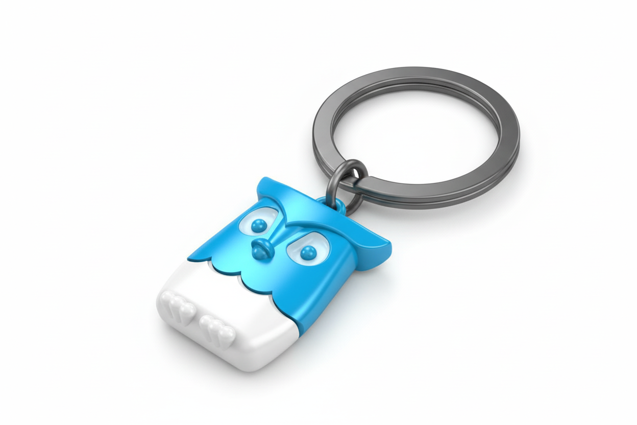 Blue owl key door