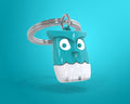 Porte Clés Hibou Turquoise