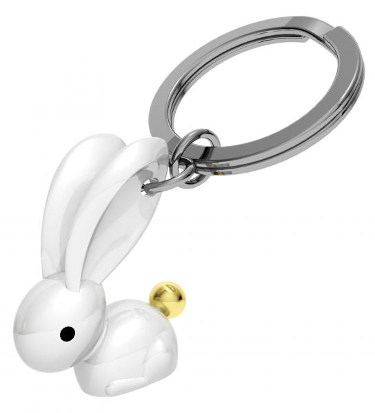 White Rabbit Keychain