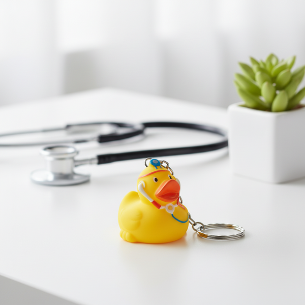 Porte-clés Canard Docteur