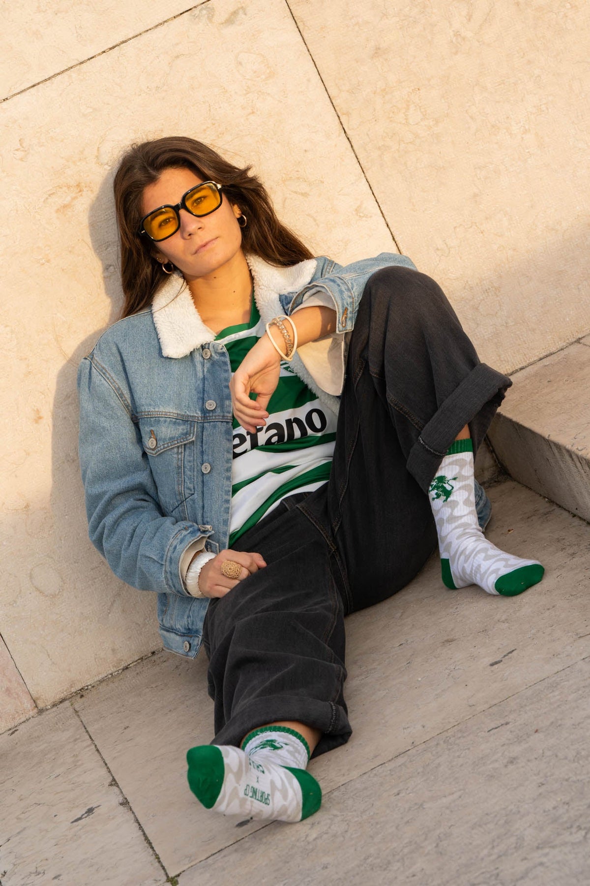 Chaussettes Sporting CP « Extérieur 25/26 » – Blanc