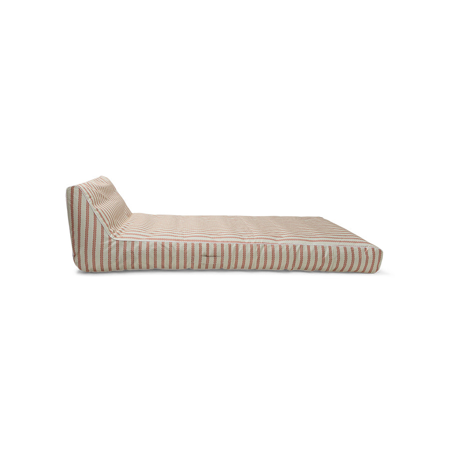 Premium Pool Float - Red/Beige - Saint Tropez