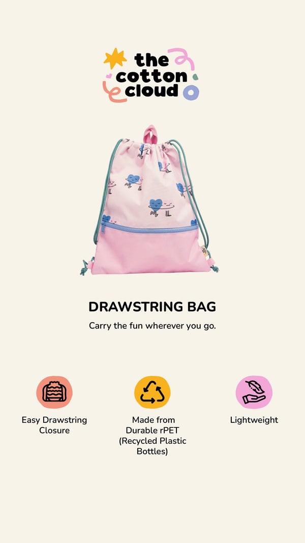 MEOWTIFUL CATS Drawstring Bag