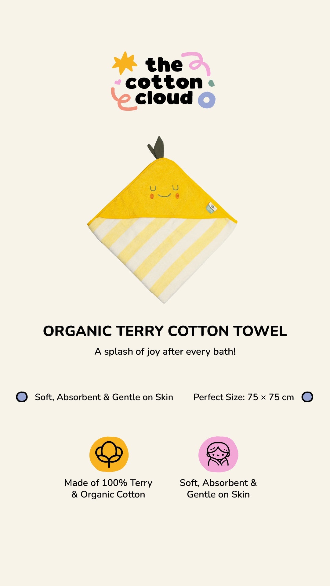 Mandy Mandarin Hooded Towel