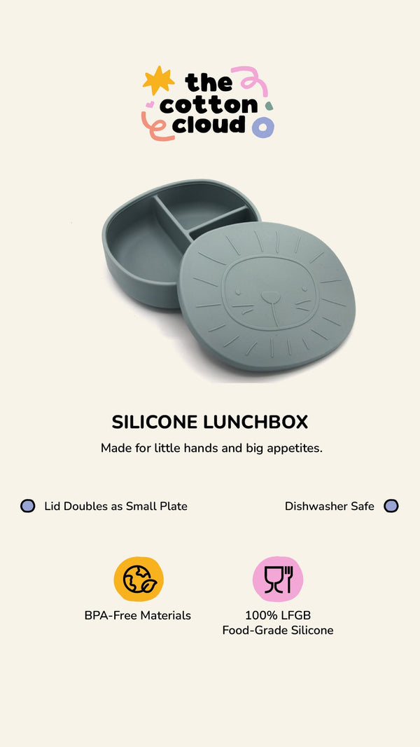 Silicone Lunchbox Pippa Dusty Mauve