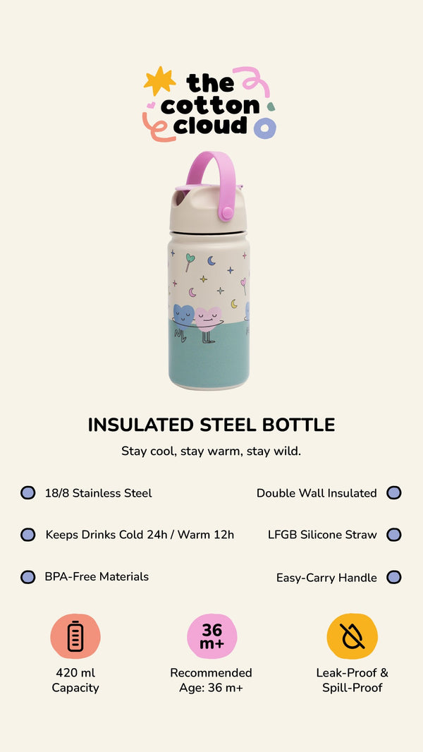 PRODUCTS WITH IMPERFECTIONS - Trinkflasche aus Edelstahl Veggie Pals