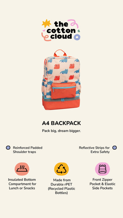 A4 Kinderrucksack Veggie Pals