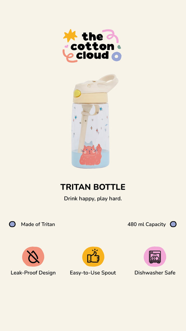 Tritan Water Bottle Funky Dogs