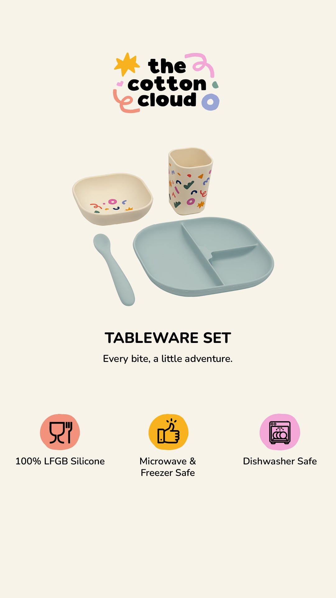 Tiny Bits Wasabi Dinner Set