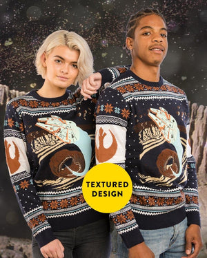 Maglione natalizio Millennium Falcon