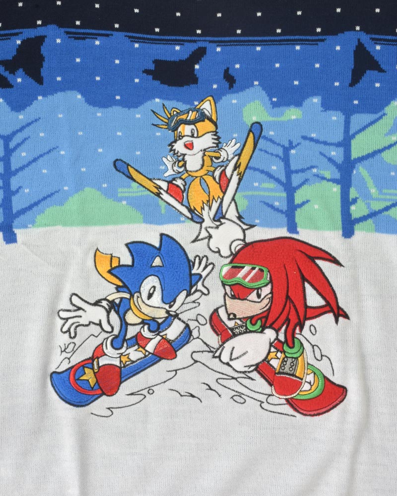 Sonic Christmas Pull Skiing