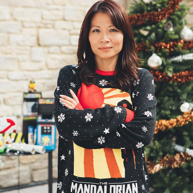 Il maglione natalizio mandaloriano