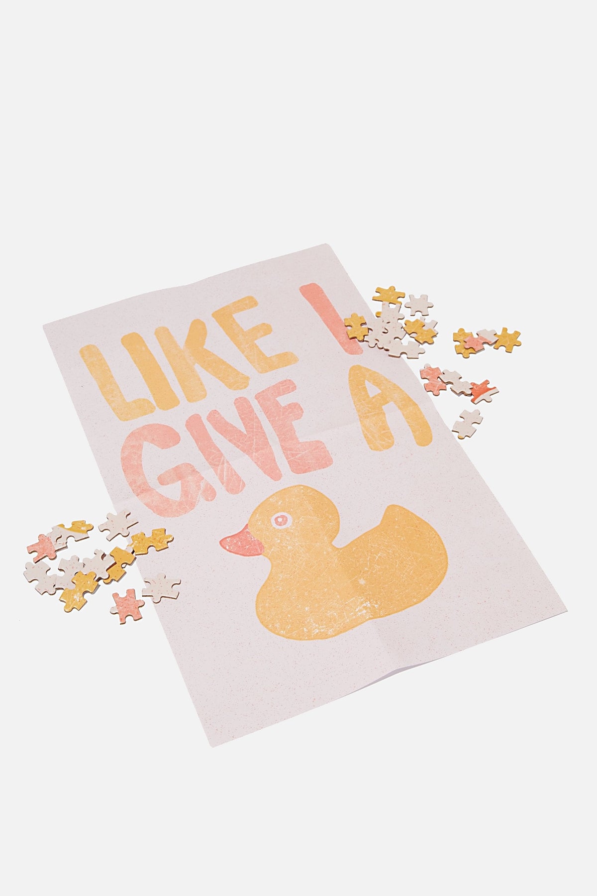 Puzzle Canard 1000 pièces - Typo