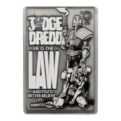 Lingot collector 2000 AD - Judge Dredd Comic Book Cover