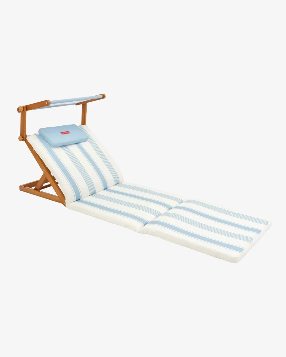 Wooden Folding Sun Lounger with Sunshade – ARGO