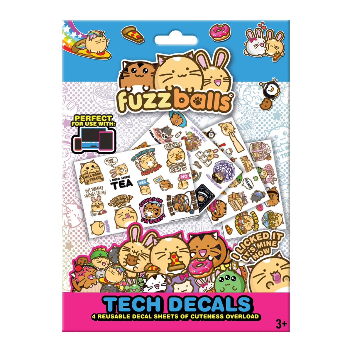 Stickers tech Fuzzballs - Set of