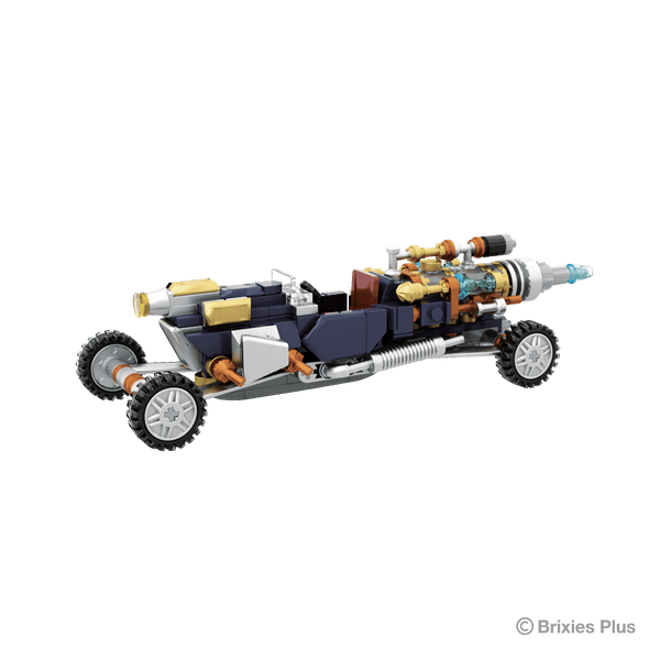 BRIXIES Plus Steampunk Race Car