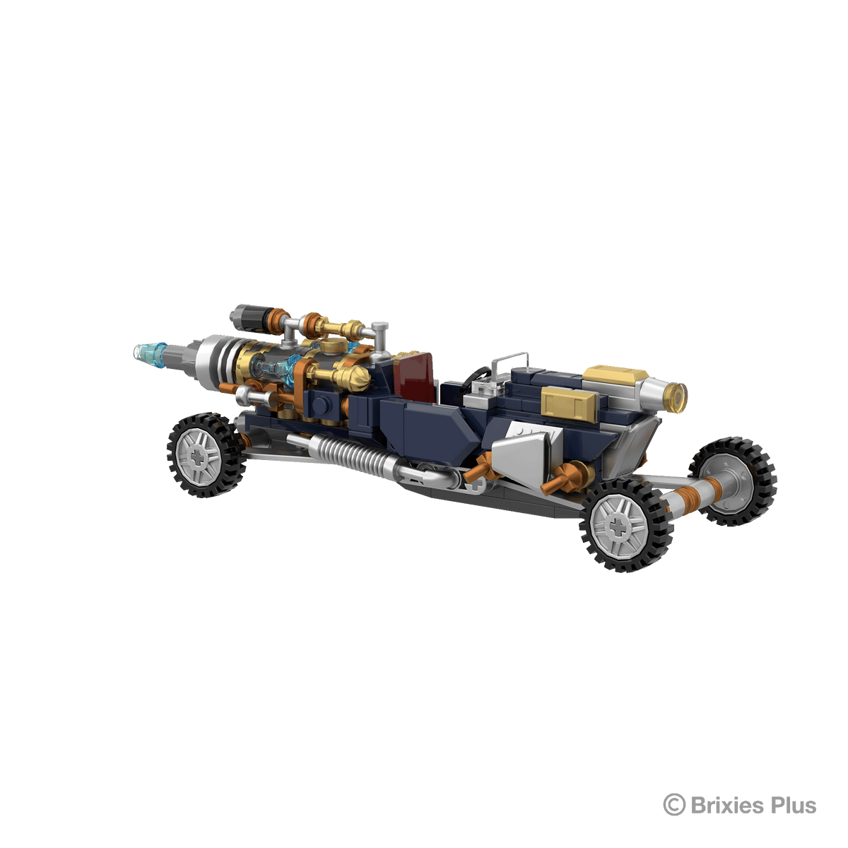 BRIXIES Plus Steampunk Race Car