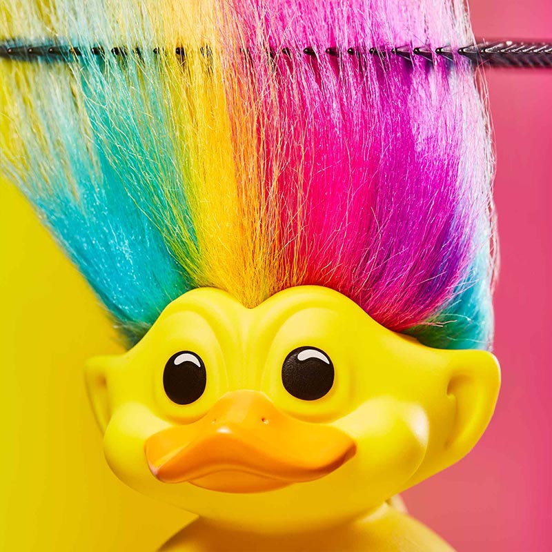 Canard Good Luck Trolls: Rainbow Troll TUBBZ (First Edition) - vue 7