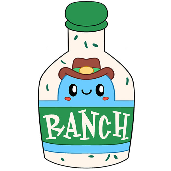 Peluche Comfort Food Squishable – Sauce Ranch