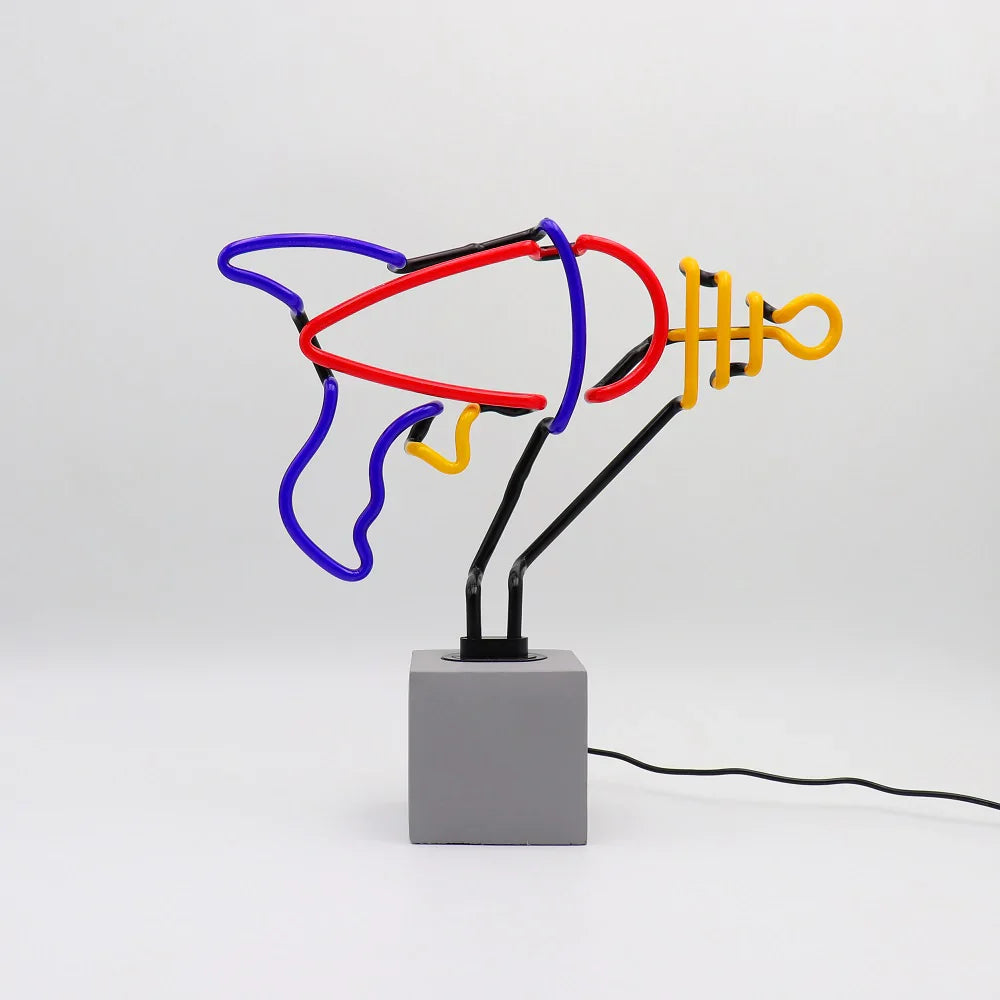 Neonlampe Pistolet Laser